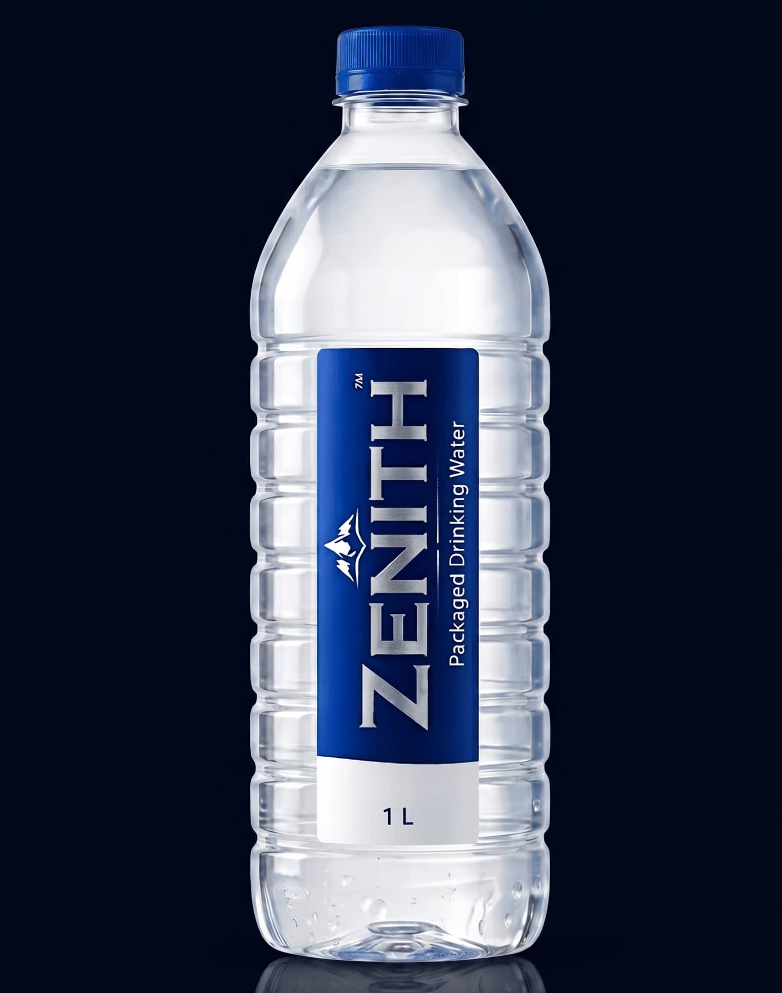 Zenith 1 litre mineral water bottle - home use packaged drinking water