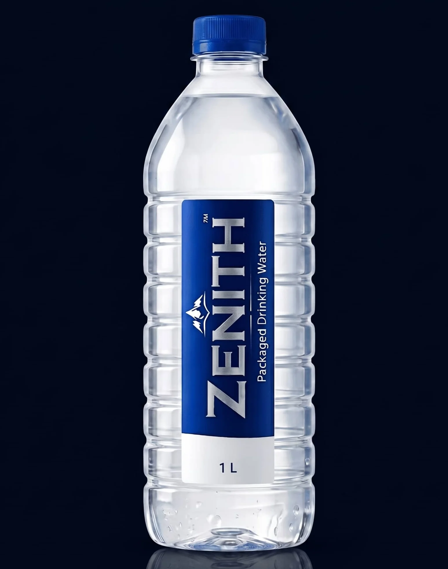 Zenith 1 litre mineral water bottle - home use packaged drinking water